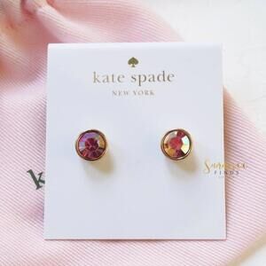 Kate Spade Forever Gems Earrings Pink AB